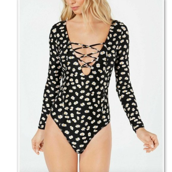 Volcom Other - NWT Volcom Ur A Daisy Long Sleeve Swimsuit XL